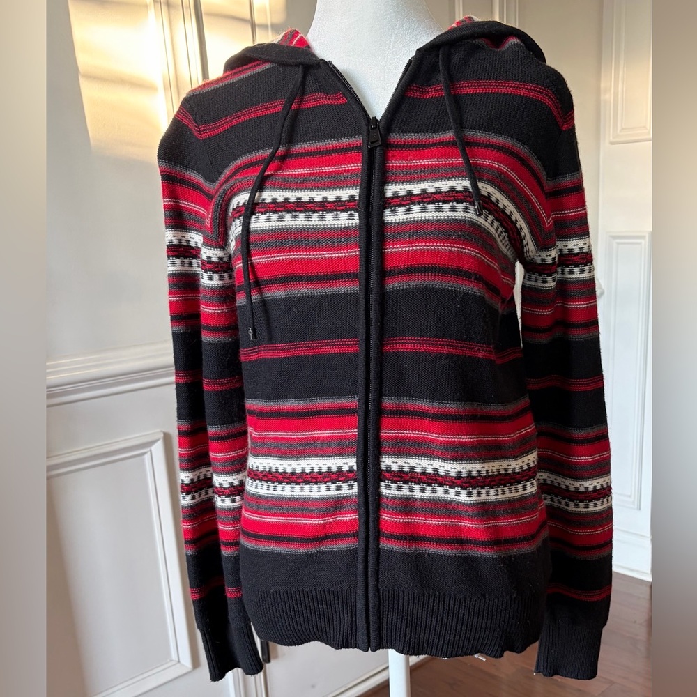 Women's Lauren Ralph Lauren Active Hoodie Multicolor Southwest Small Zip Aztec